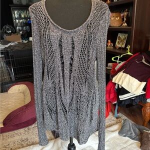 Simply Vera Vera Wang Black and White Knit Sweater